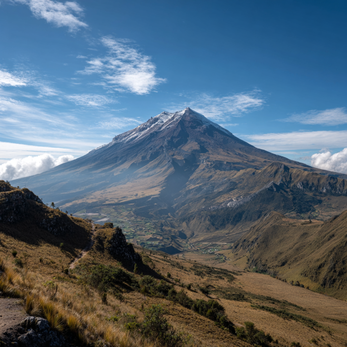 Travello Spaceian volcano landscape
